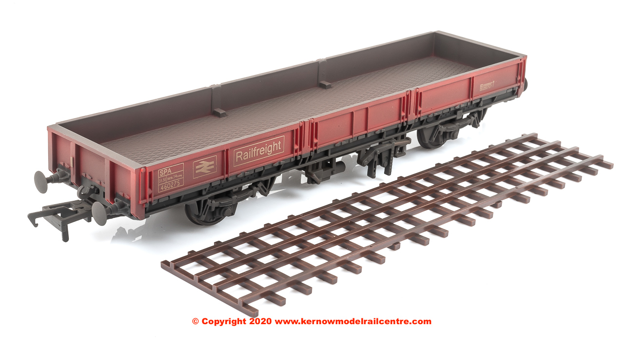 SB005C DJ Models SPA Open Wagon number 460275 in BR Railfreight livery with weathered finish
